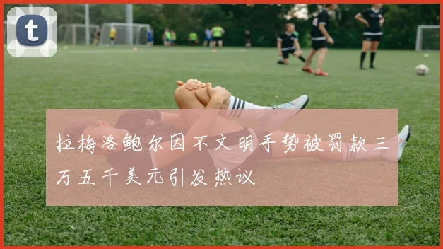 拉梅洛鲍尔因不文明手势被罚款三万五千美元引发热议